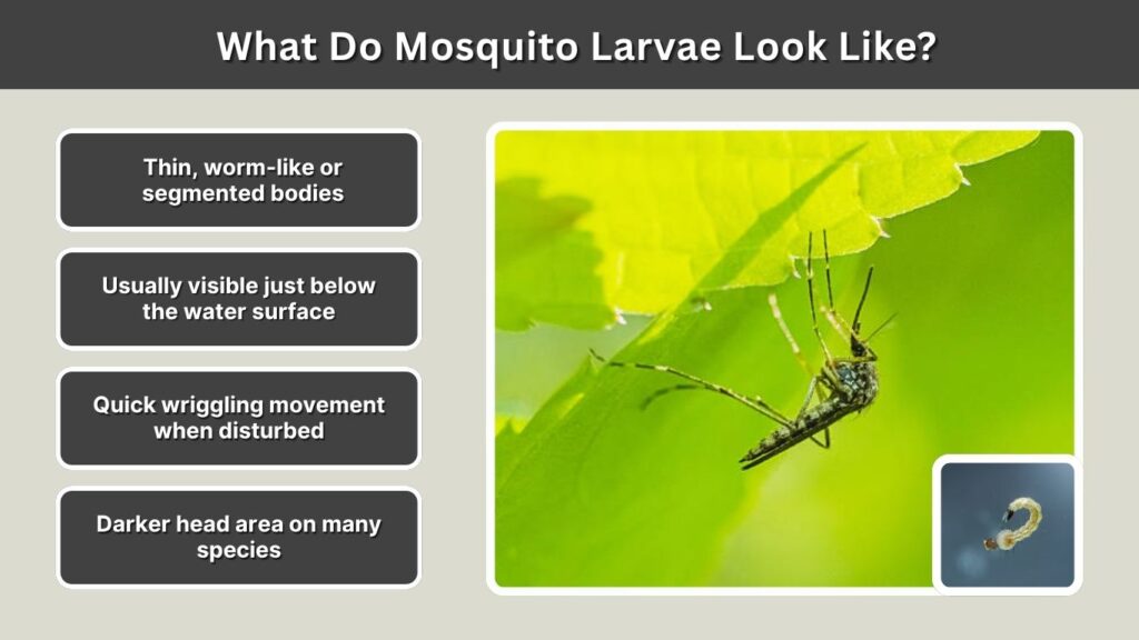 What Do Mosquito Larvae Look Like?