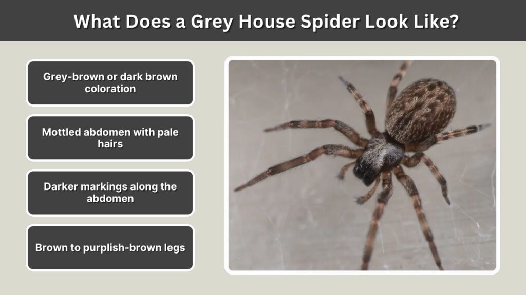 What Does a Grey House Spider Look Like?