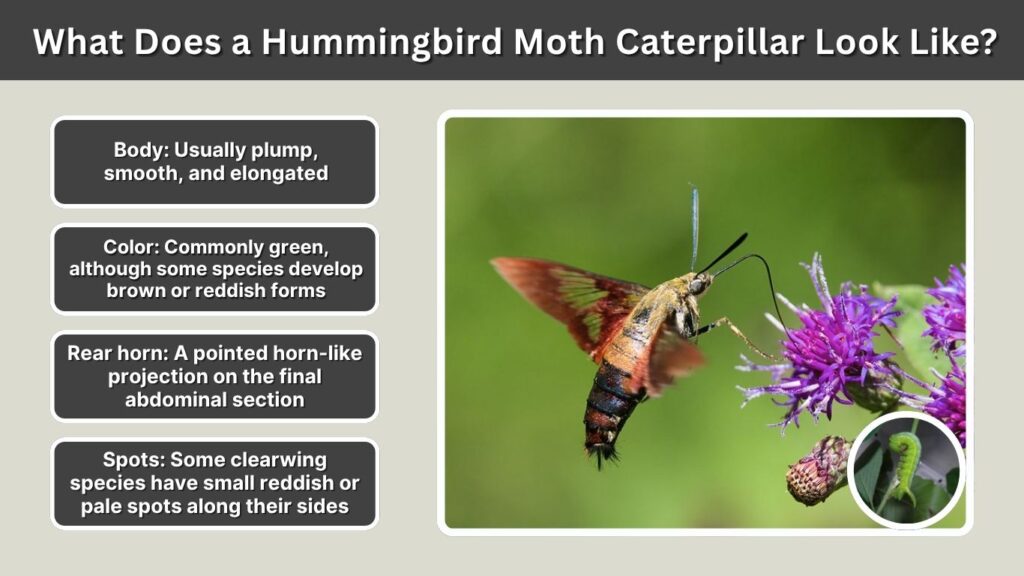 What Does a Hummingbird Moth Caterpillar Look Like?