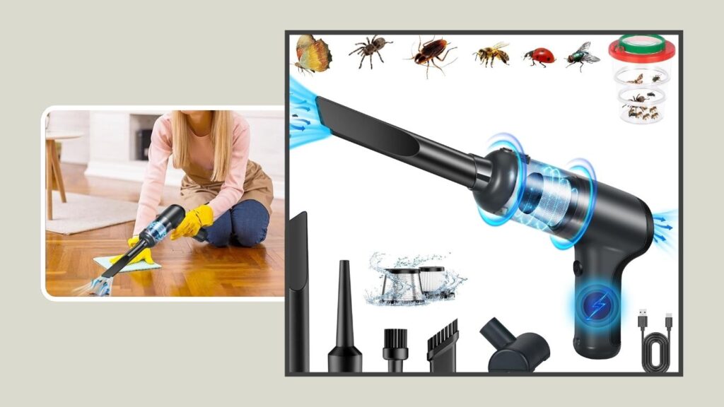 Jahy2Tech Cordless Handheld Bug Vacuum