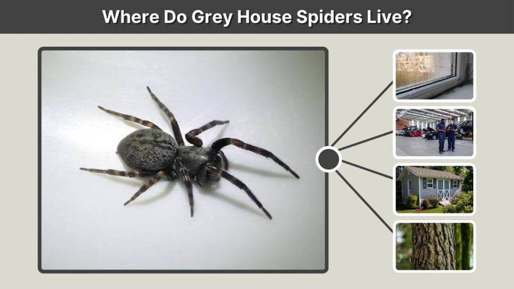 Where Do Grey House Spiders Live?