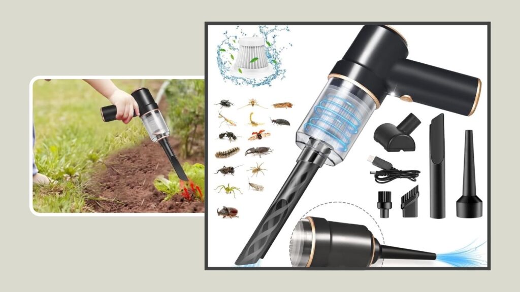 Cordless Rechargeable Bug Catcher Vacuum