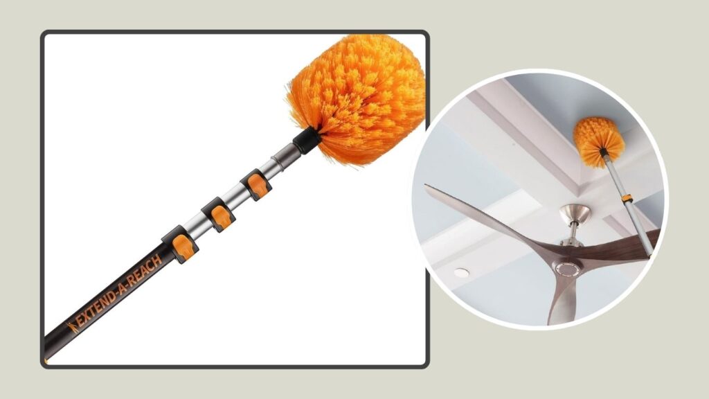 EXTEND-A-REACH Cobweb Duster with 4–13 ft Extension Pole
