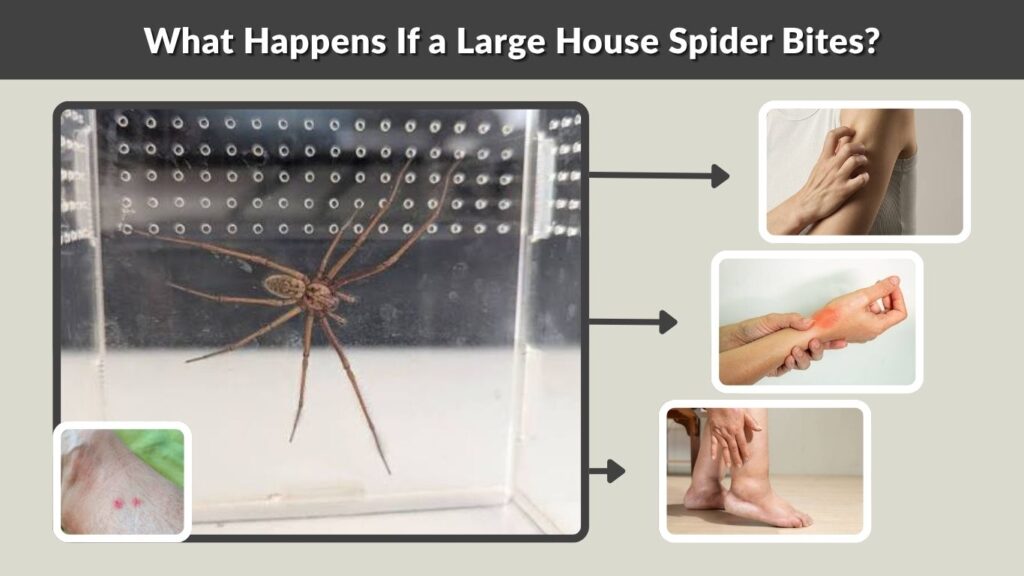 What Happens If a Large House Spider Bites?