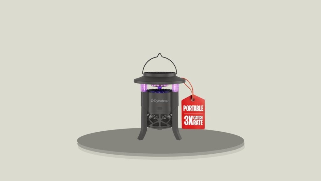 DynaTrap Tungsten 1/4 Acre Rechargeable Outdoor Bug Trap