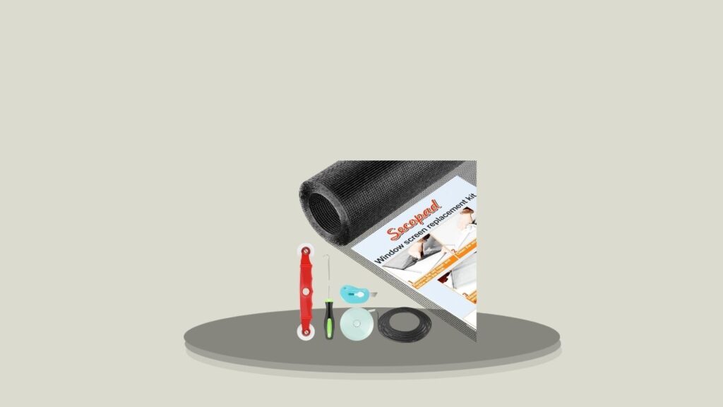 Secopad 48 x 177-Inch Window Screen Repair Kit