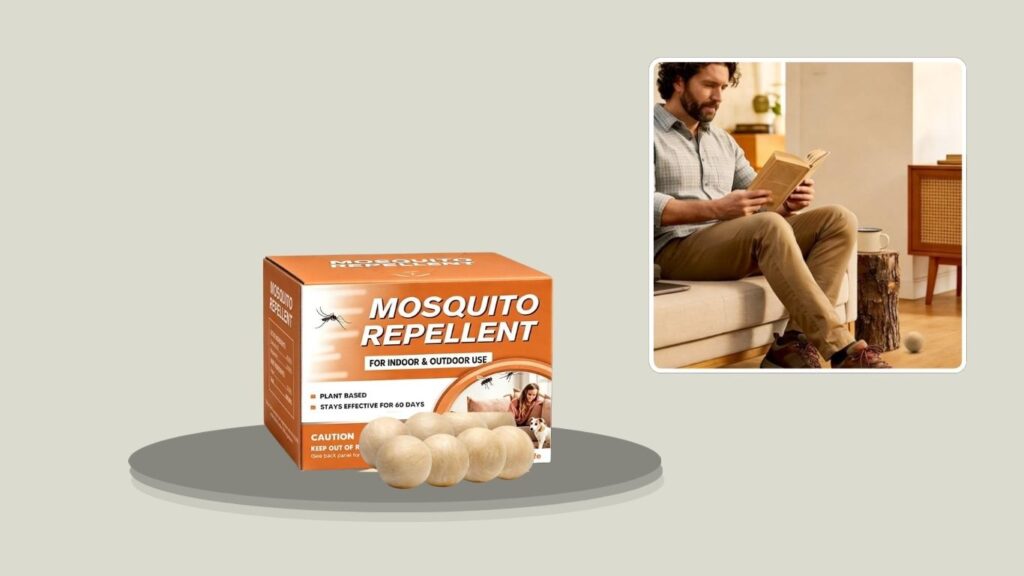 SCFKAOF Mosquito Repellent Balls – 8 Pack