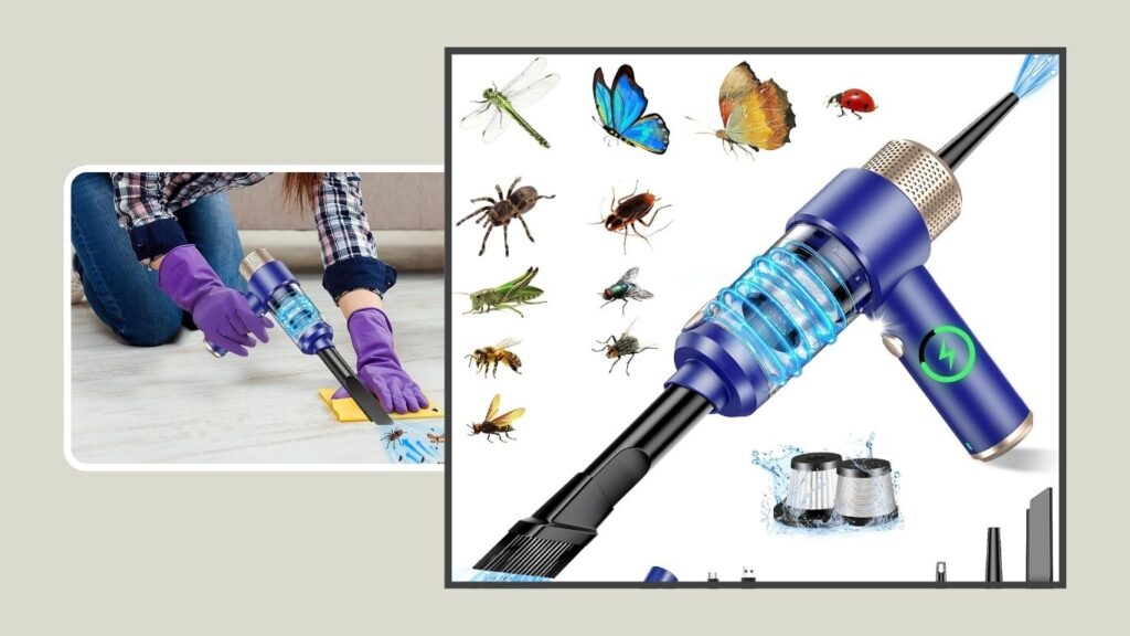 Electric Cordless Handheld Bug Vacuum