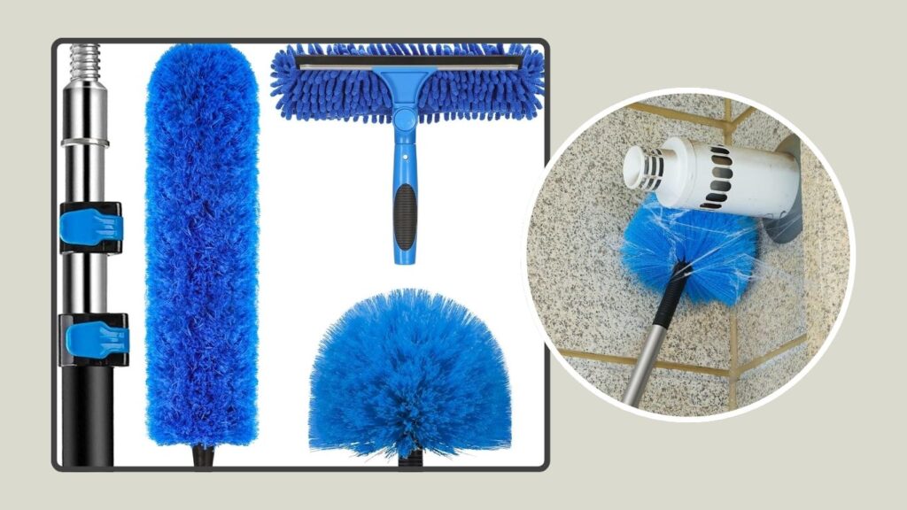 VITEVER High Reach Duster and Cobweb Cleaning Kit