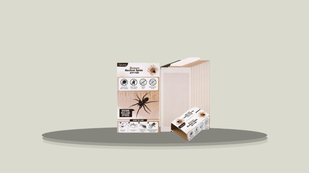Qualirey Sticky Spider Traps for Brown Recluse & Crawling Insects
