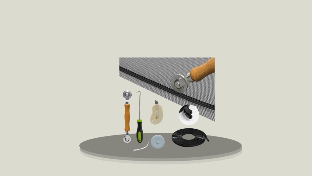NPYXBR 6-in-1 Window Screen and Door Repair Kit