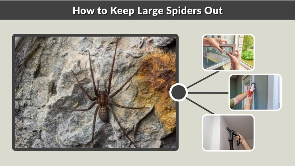 How to Keep Large Spiders Out