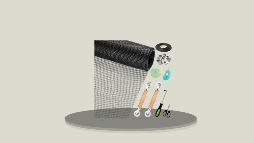 Ghguole Fully Equipped Window Screen Repair Kit