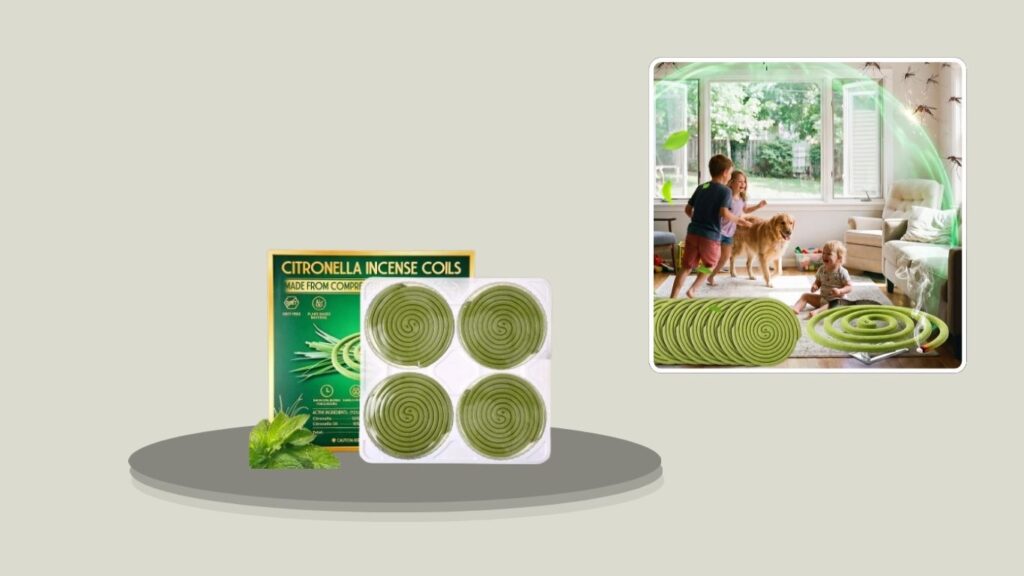 Citronella Mosquito Repellent for Indoor & Outdoor Areas