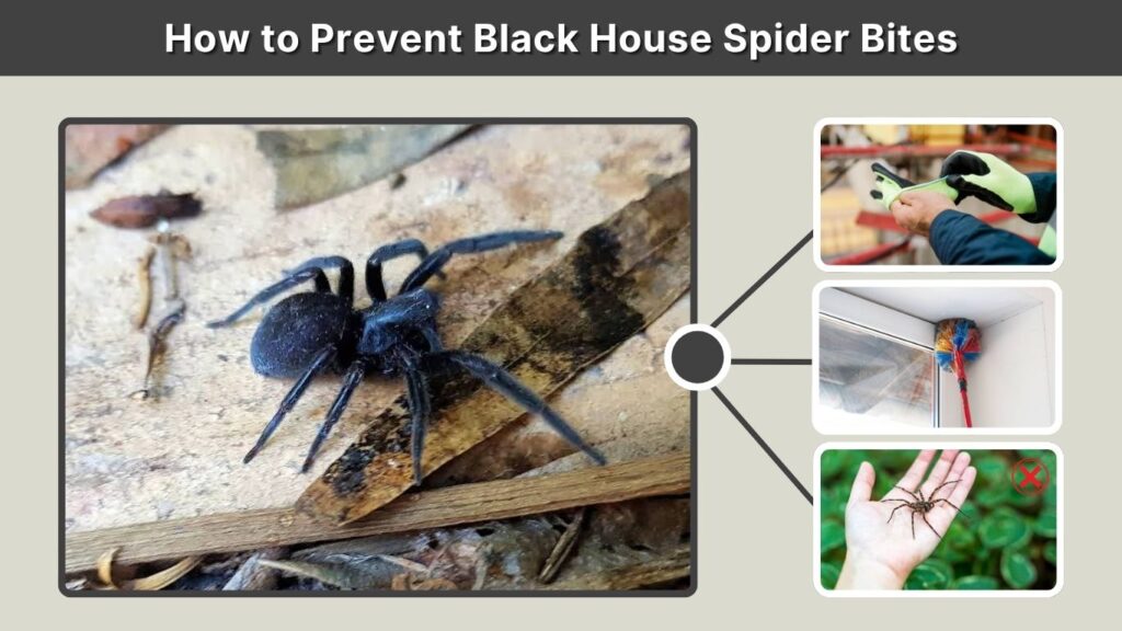 How to Prevent Black House Spider Bites