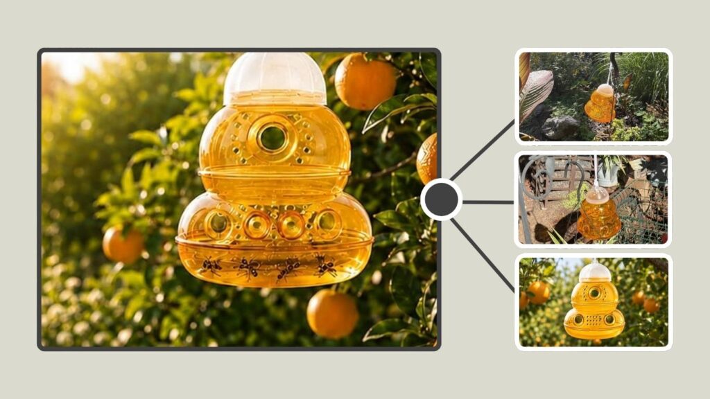 Multi-Vent Diffusion Outdoor Hanging Wasp & Hornet Trap