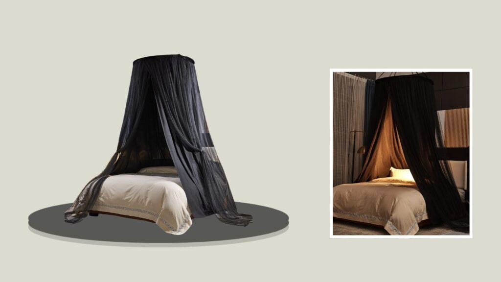 Kertnic Luxurious Princess Bed Canopy Mosquito Net