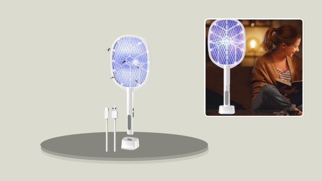 DEEZEE Rechargeable Electric Mosquito Swatter