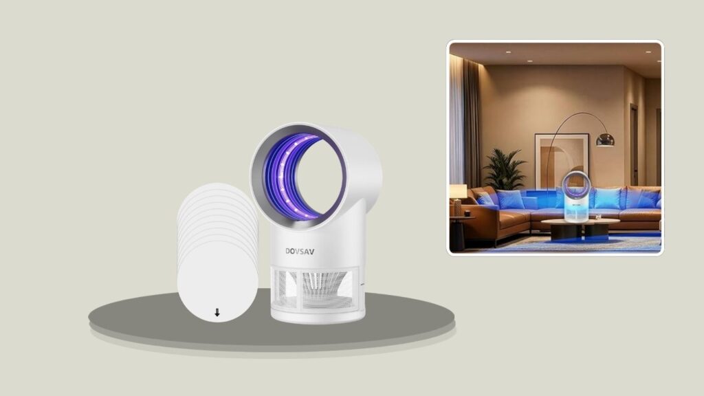 Indoor UV Mosquito, Gnat & Fruit Fly Suction Trap