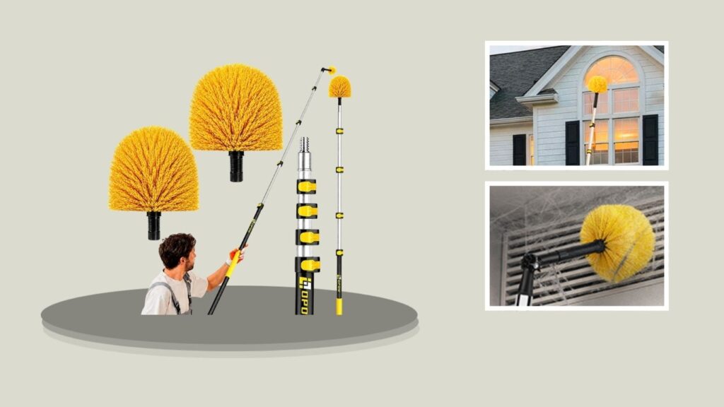 Opow 5–18 ft High-Reach Cobweb Duster