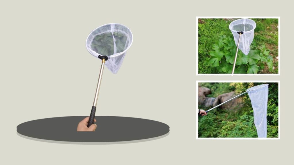Telescopic Butterfly & Insect Catching Net – Stainless Steel Handle