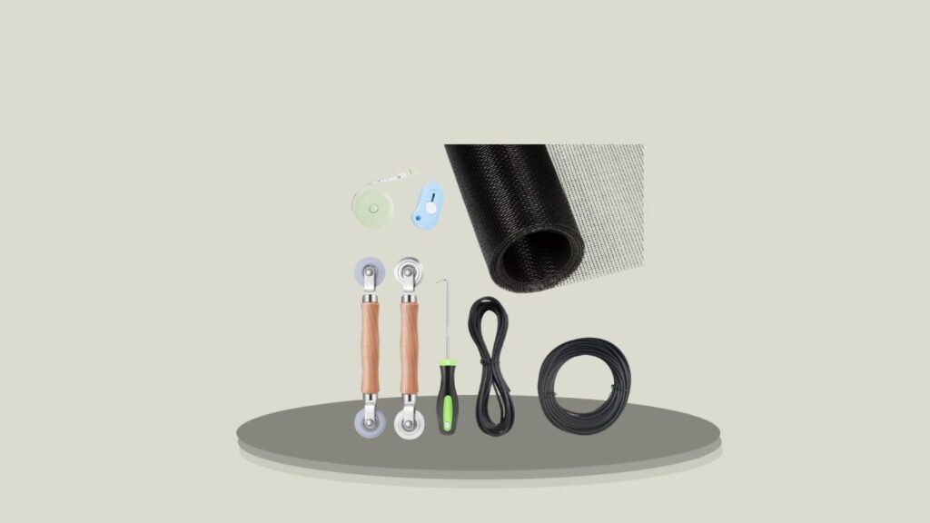 TOOLTRIZ 8-in-1 Window Screen Replacement Kit