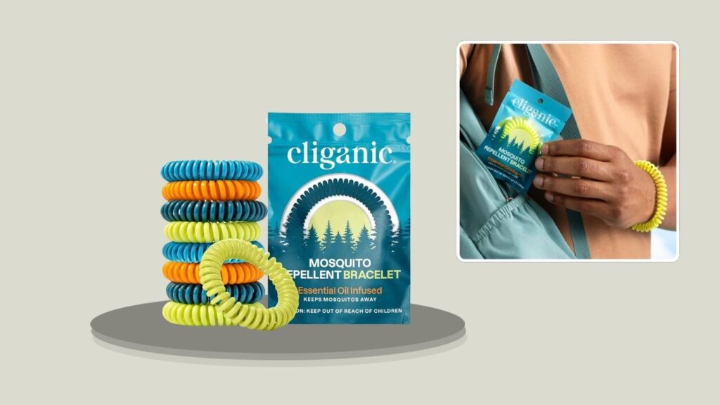 Cliganic Mosquito Repellent Bracelets – 10 Pack