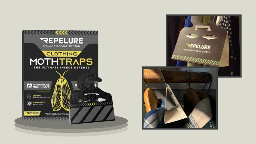 Repelure 12-Pack Clothes Moth Traps