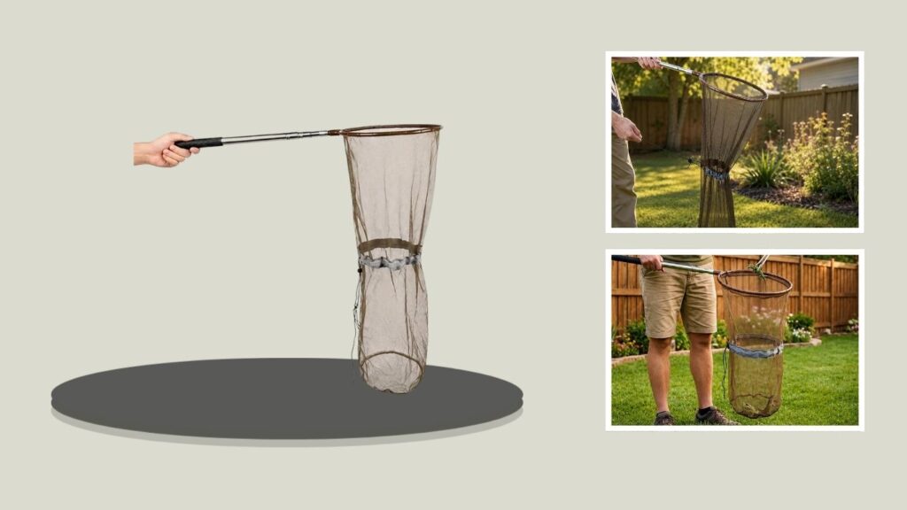 TyQuilryn Telescopic Insect Catcher Net – Drawstring Design