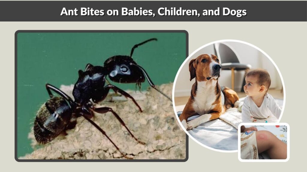 Ant Bites on Babies, Children, and Dogs