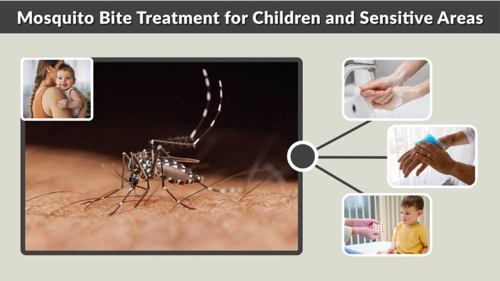 Mosquito Bite Treatment for Children and Sensitive Areas