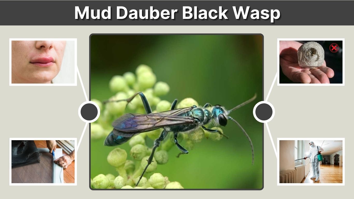 Mud Dauber Black Wasp: Identification, Nest & Sting