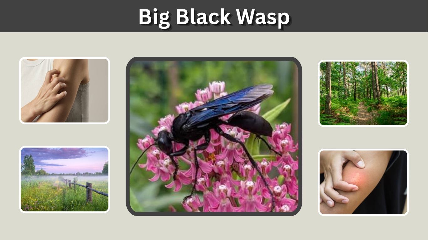 Big Black Wasp: Identification, Sting, Nest, and Types