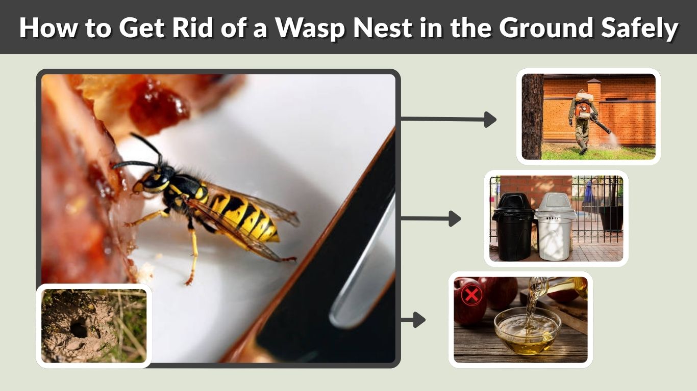 How to Get Rid of a Wasp Nest in the Ground Safely