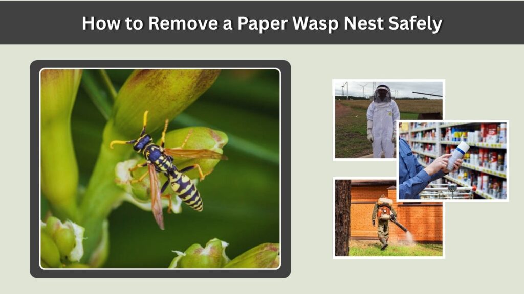 How to Remove a Paper Wasp Nest Safely