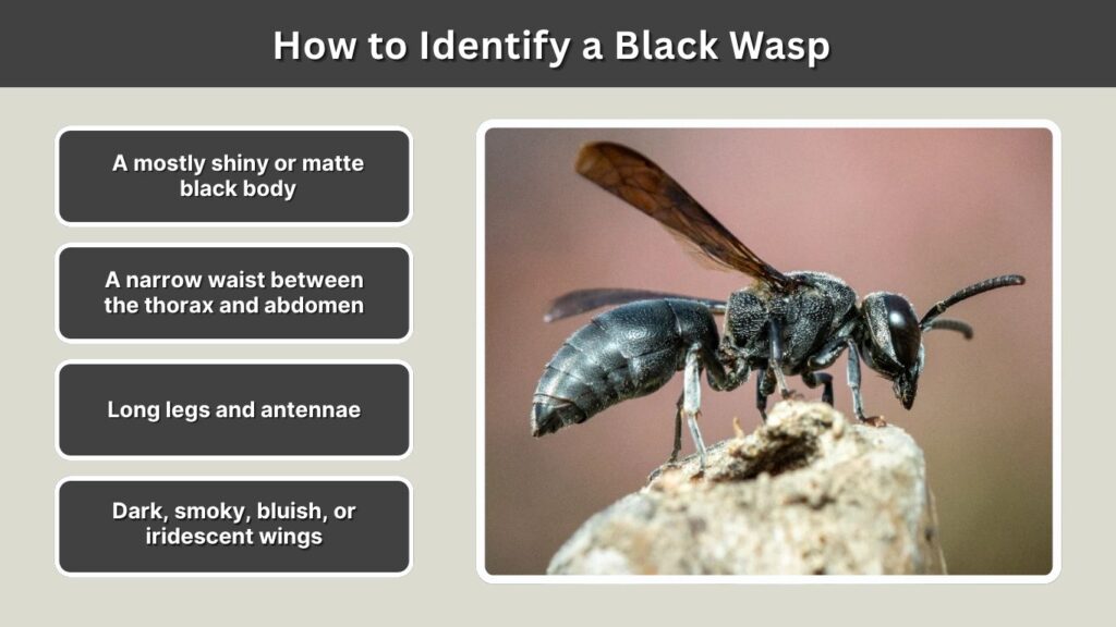 How to Identify a Black Wasp