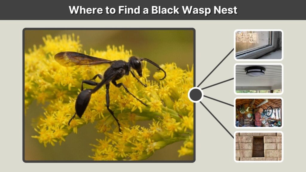 Where to Find a Black Wasp Nest