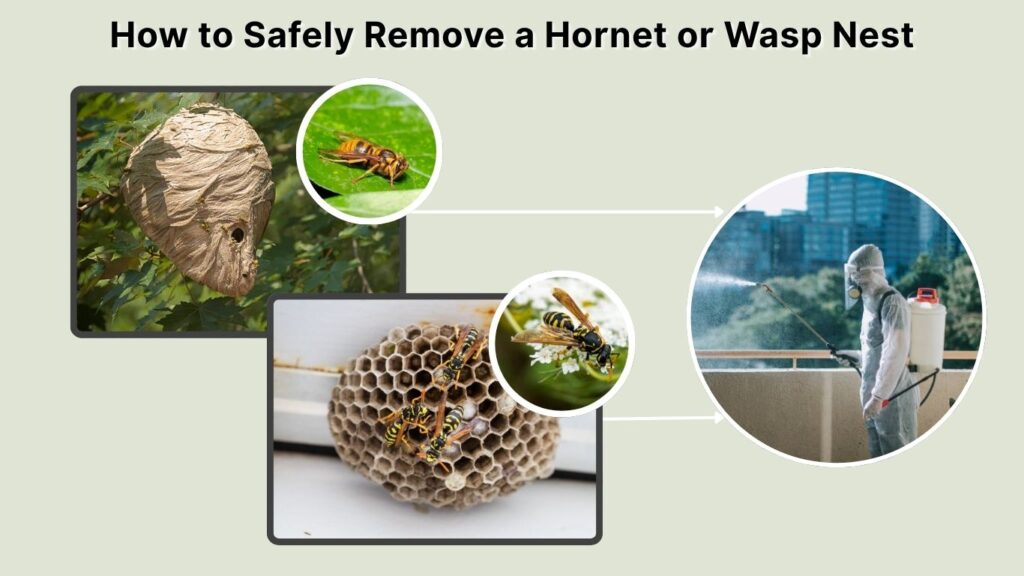 How to Safely Remove a Hornet or Wasp Nest