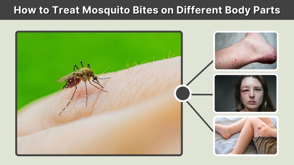 How to Treat Mosquito Bites on Different Body Parts